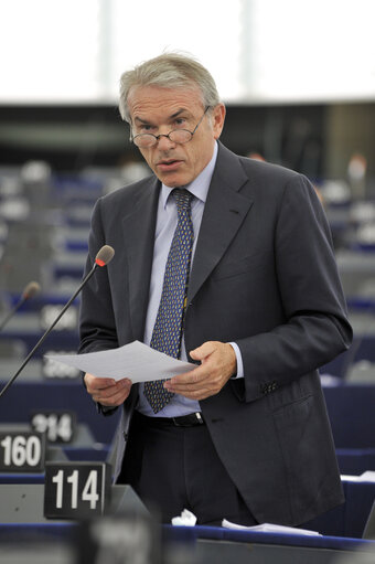 Foto 8: Mep at the Plenary Session in Strasbourg, week 37