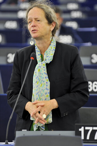 Foto 42: Mep at the Plenary Session in Strasbourg, week 37