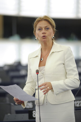 Fotografia 22: MEPs during Plenary Session in Strasbourg - Week 37