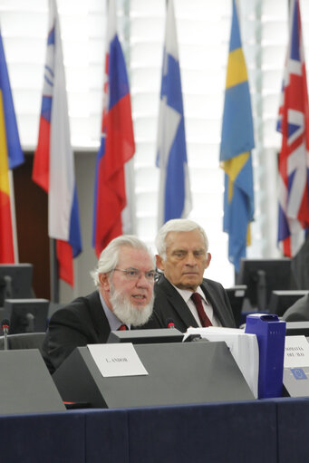 Extraordinary meeting of the Conference of Presidents open to all Members with Director-General of the International Labour Organization. Plenary Session week 37