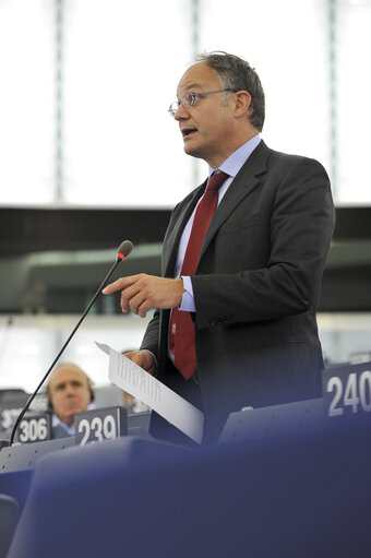 Foto 30: Mep at the Plenary Session in Strasbourg, week 37