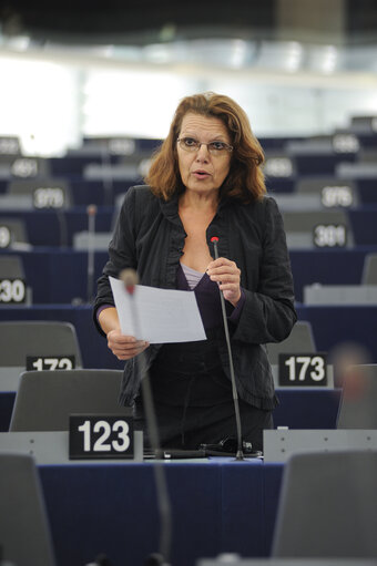 Fotografija 9: MEPs during Plenary Session in Strasbourg - Week 37