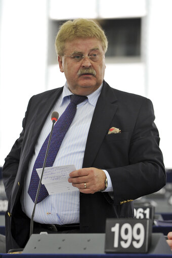 Mep at the Plenary Session in Strasbourg, week 37