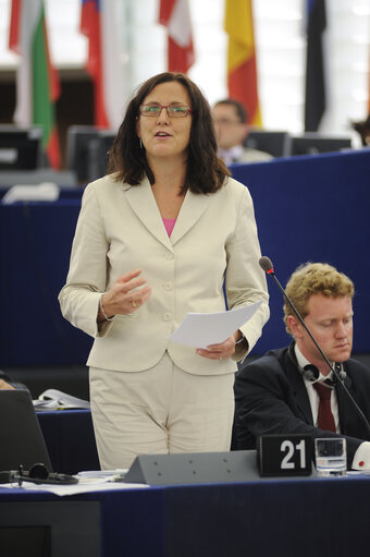 Fotografija 35: MEPs during Plenary Session in Strasbourg - Week 37