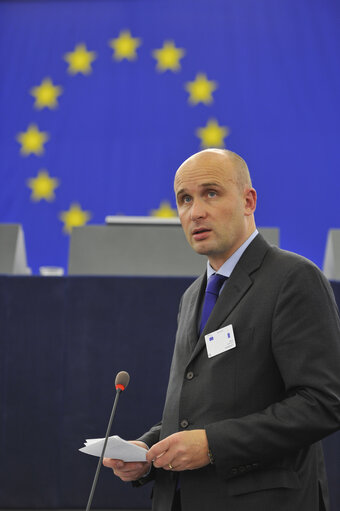 Fotografia 7: MEPs during Plenary Session in Strasbourg - Week 37