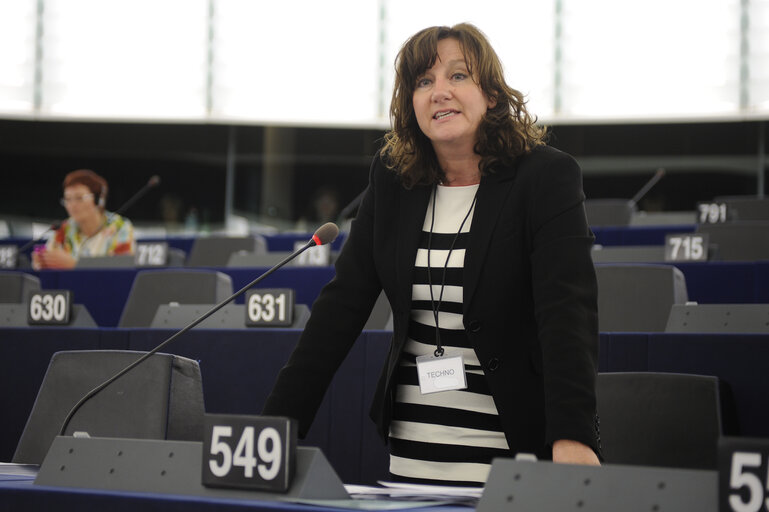 Fotografija 5: MEPs during Plenary Session in Strasbourg - Week 37