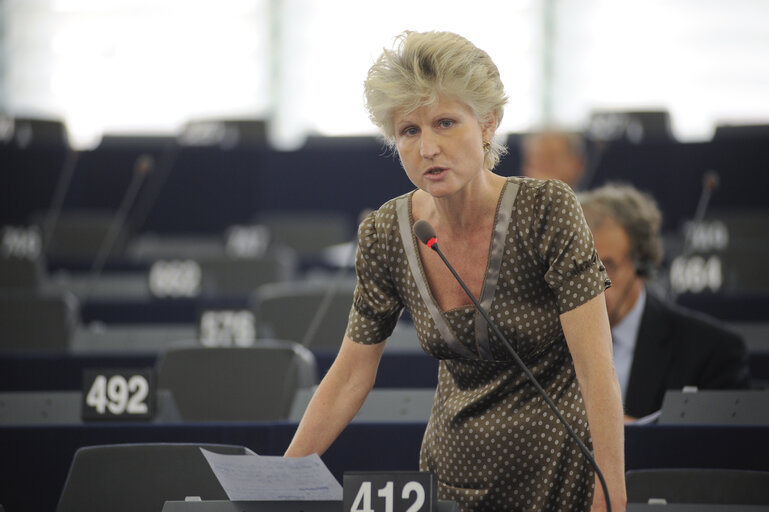 Fotografia 34: MEPs during Plenary Session in Strasbourg - Week 37