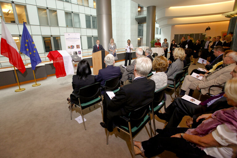 Fotografia 8: Opening ceremony - rotating exhibition of works on the occasion of the Polish Presidency of the EU