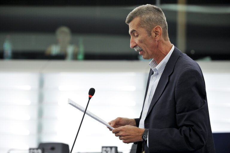 Foto 41: Mep at the Plenary Session in Strasbourg, week 37