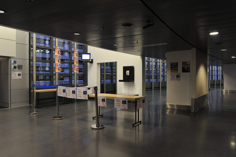 Illustration - Exhibition space at the EP in Strasbourg