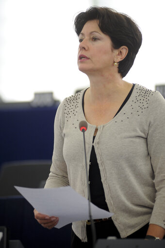 Fotografija 31: MEPs during Plenary Session in Strasbourg - Week 37