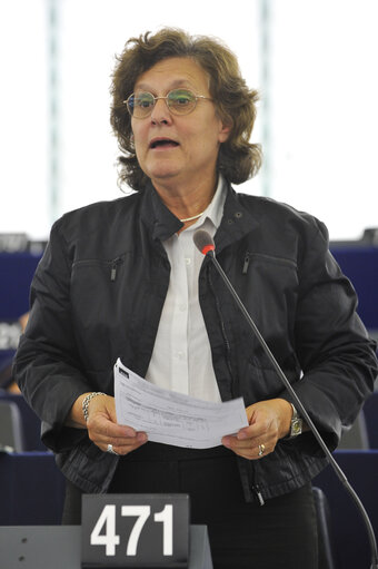 Foto 5: Mep at the Plenary Session in Strasbourg, week 37