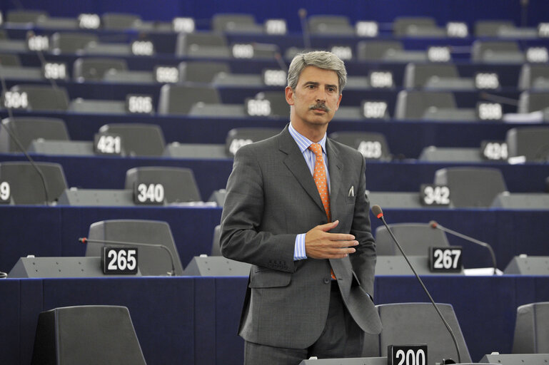 Fotografi 26: Mep at the Plenary Session in Strasbourg, week 37