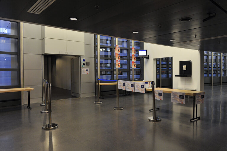 Fotografie 12: Illustration - Exhibition space at the EP in Strasbourg