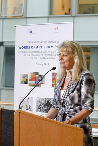 Φωτογραφία 17: Opening ceremony - rotating exhibition of works on the occasion of the Polish Presidency of the EU