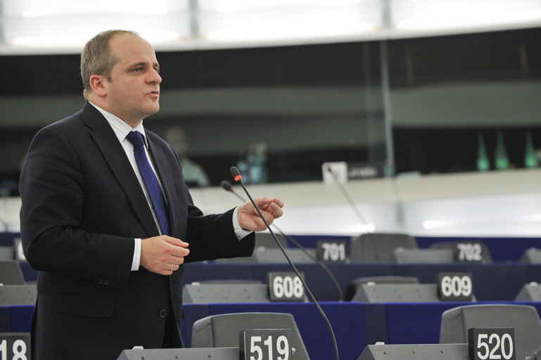 Снимка 43: Mep at the Plenary Session in Strasbourg, week 37