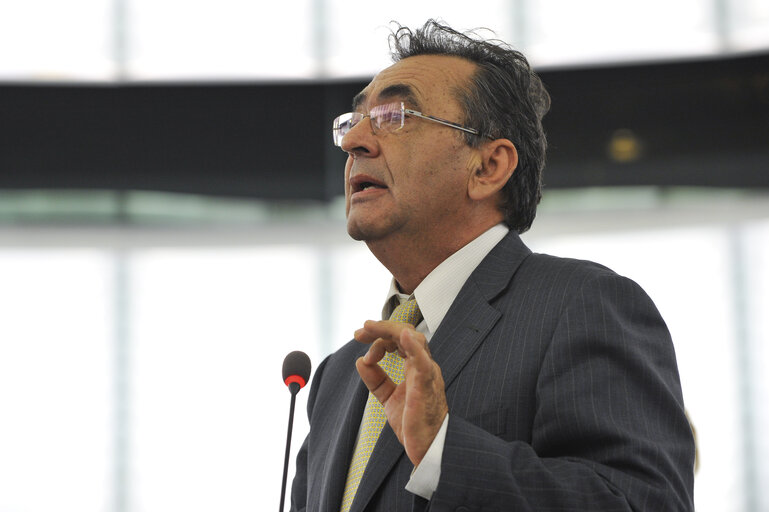 Fotografia 1: Mep at the Plenary Session in Strasbourg, week 37