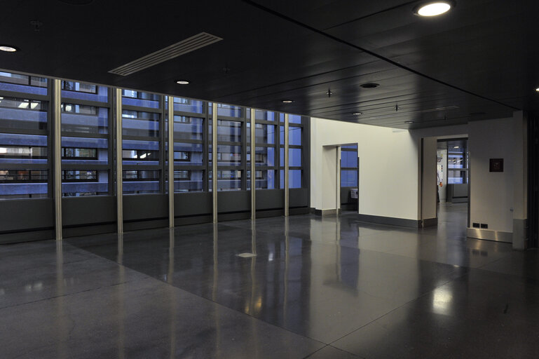 Illustration - Exhibition space at the EP in Strasbourg