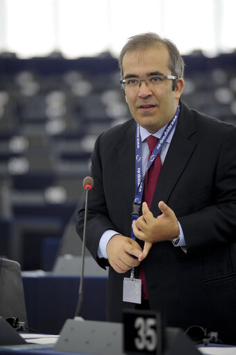 Fotografija 49: MEPs during Plenary Session in Strasbourg - Week 37