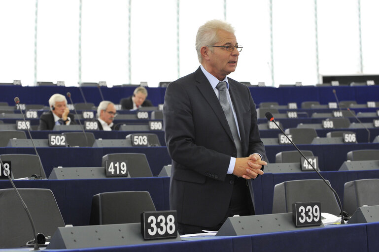 Foto 8: Mep at the Plenary Session in Strasbourg, week 37