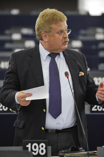 Foto 5: Mep at the Plenary Session in Strasbourg, week 37