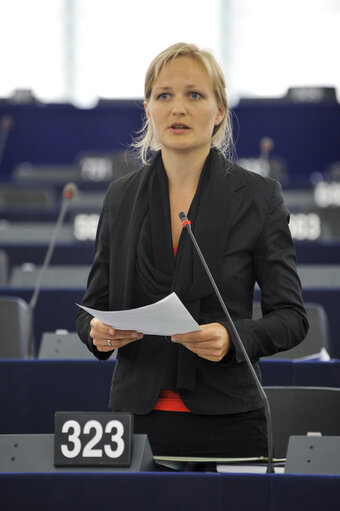 Foto 47: Mep at the Plenary Session in Strasbourg, week 37