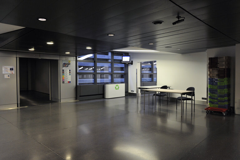 Fotografie 7: Illustration - Exhibition space at the EP in Strasbourg