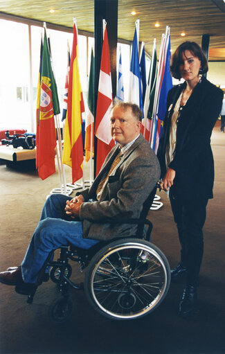 MEP at the European Parliament in Strasbourg