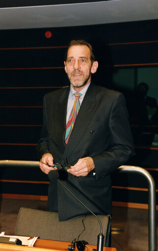 Fotografi 2: Ejner CHRISTIANSEN during a meeting at the European Parliament