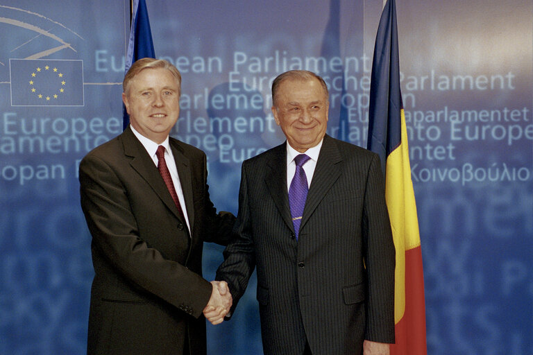 Fotografija 6: Visit of the President of Rumania to the EP