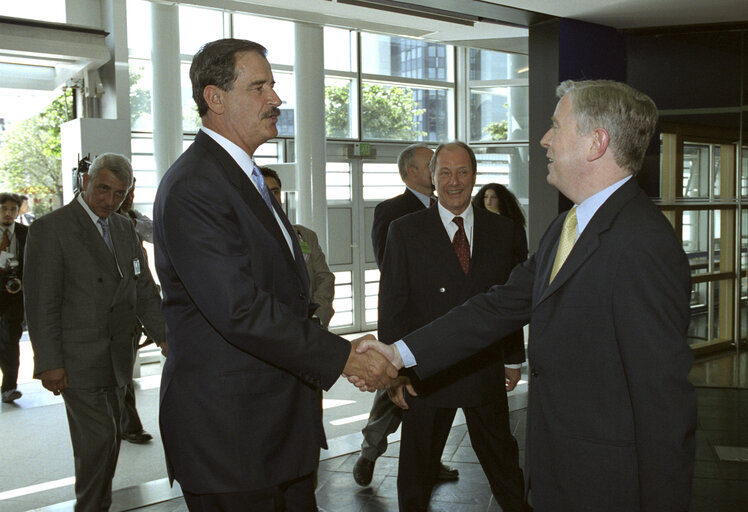 Nuotrauka 3: Visit of the President of Mexico to the EP.