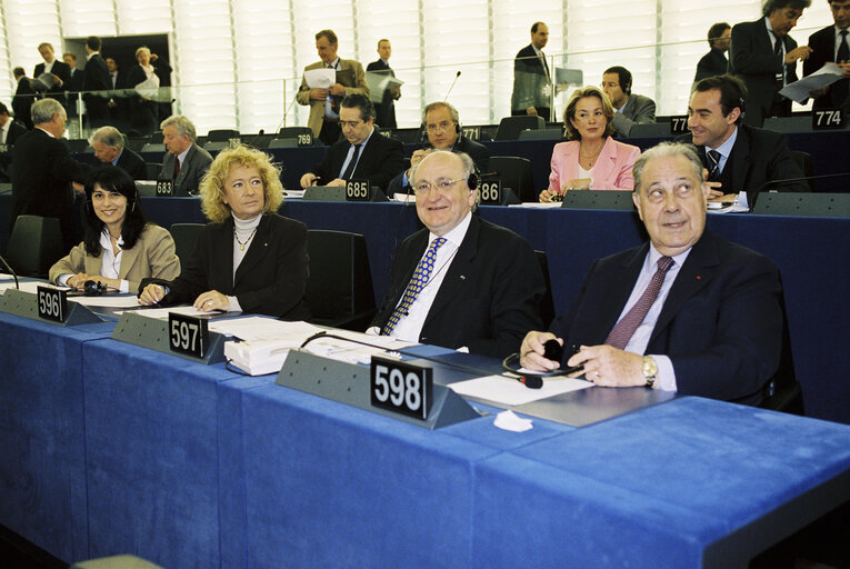 Plenary session in Strasbourg