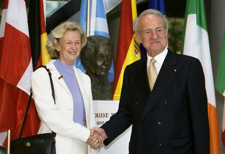 Visit of the President of Germany to the EP.