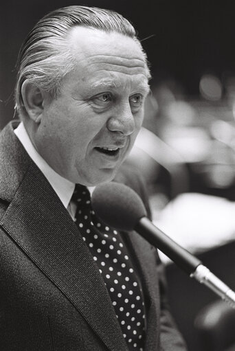 Billede 13: The delegue Ludwig FELLERMAIER during a session in Luxembourg in February 1977.