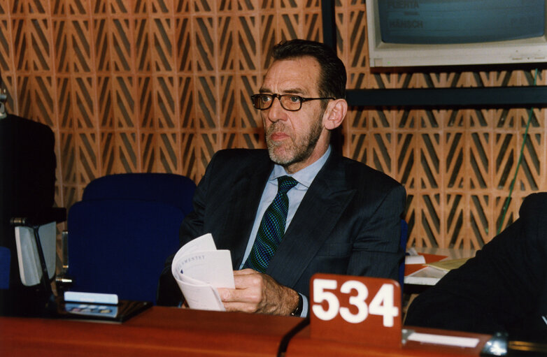 Fotografi 6: Ejner CHRISTIANSEN during a meeting at the European Parliament