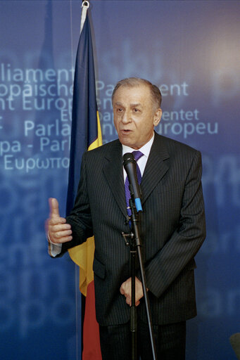 Fotografija 2: Visit of the President of Rumania to the EP