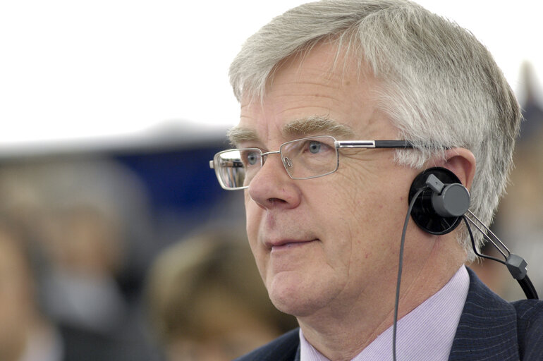 Ian HUDGHTON in the Strasbourg Hemicycle