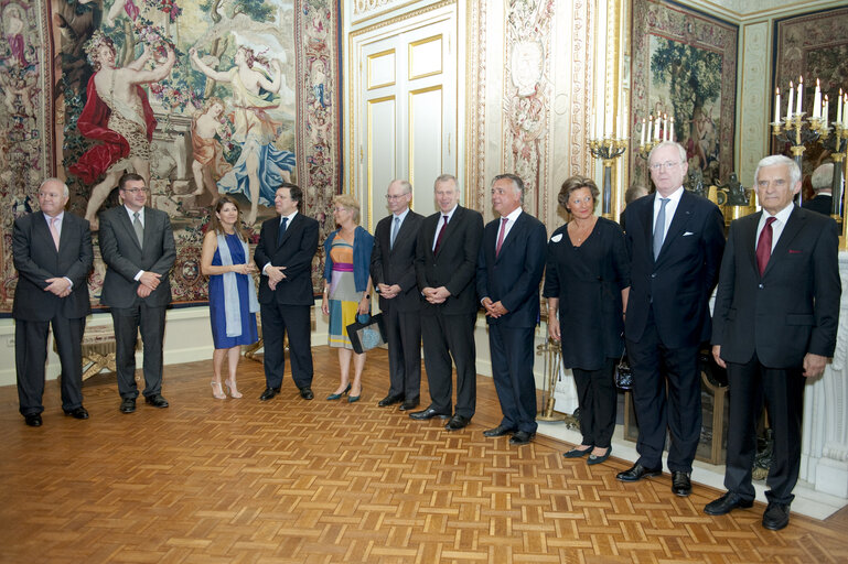 Foto 23: Opening ceremony of the Belgian Presidency of the EU hosted by His Majesty Albert II, King of Belgium Chateau de Laeken - Brussels