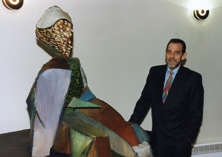 Fotografi 11: Ejner CHRISTIANSEN pictured at the European Parliament