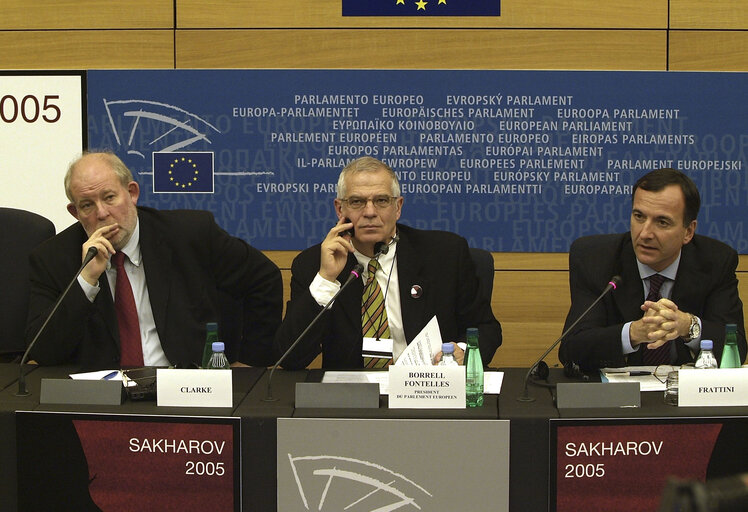 Press conference following the vote on Press Freedom.