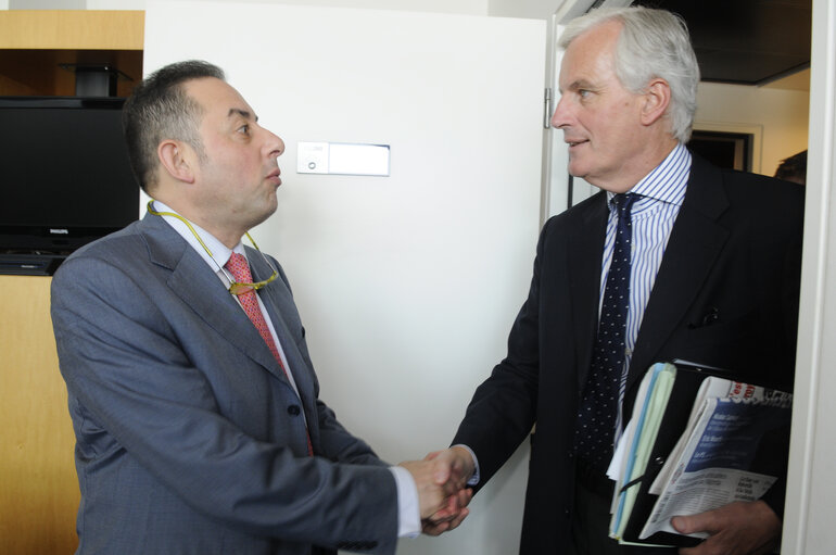 Gianni PITTELLA, MEP and Michel Barnier