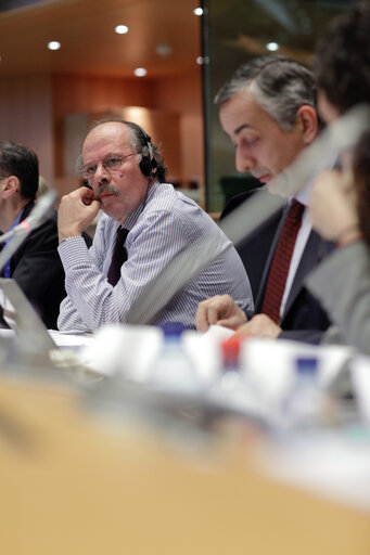 Fotografia 10: REGI Committee meeting with the Spanish Secretary of State for Finance, on the work programme of the Spanish Presidency of the Council.