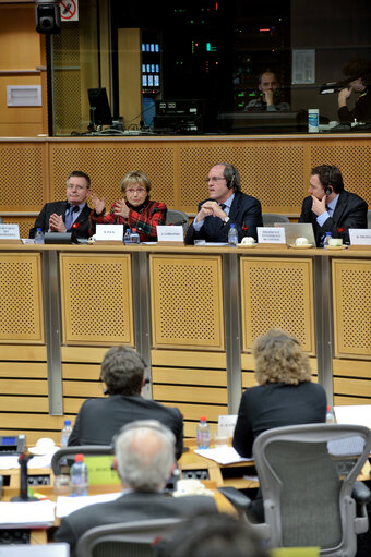 Fotografia 1: CULT Committee meeting with the Spanish Minister of Education giving details about the upcoming Spanish Presidency.