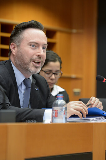 Photo 2 : Forum from Young Leaders from the Middle East and the EU. The UN recognition track, sanctions or coping with a one state reality ?