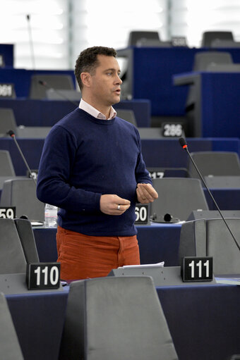 Fotografija 5: Plenary  session week 51 2014 in Strasbourg - Explanation of votes