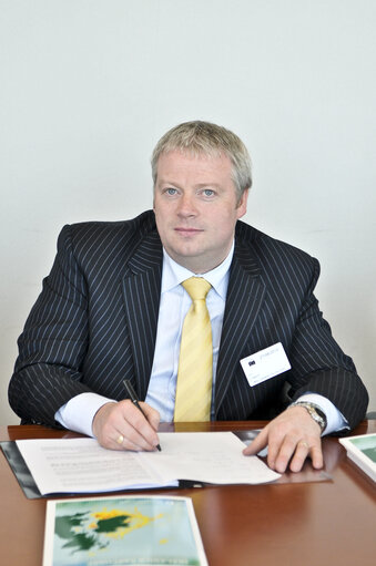 Photo 23 : Meeting with the Irish Minister Sean CONNICK and Pat the Cope GALLAGHER