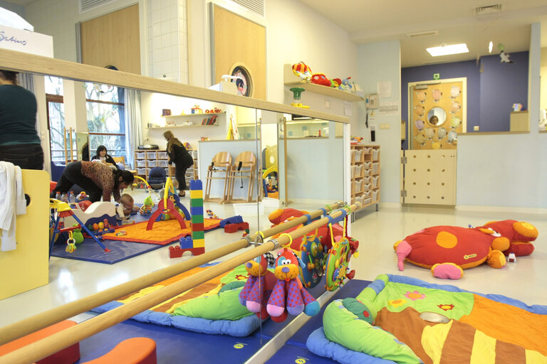 Valokuva 11: Illustration at the creche, day nursery of the EP in Brussels