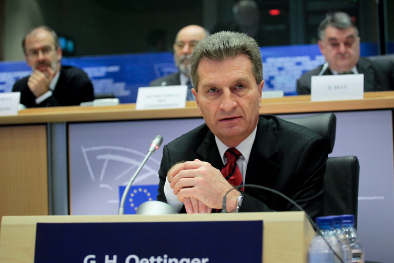 Audition de Günther H. Oettinger, Commissaire-Désigné à l'énergie. ITRE . Hearing of Günther H. Oettinger, Commissioner-Designate for Energy. ITRE .
