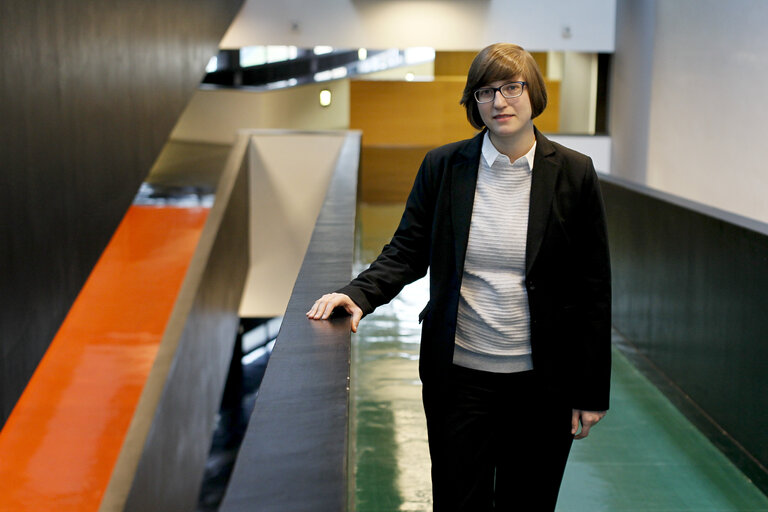 Fotografia 3: Julia REDA in European Parliament in Strasbourg