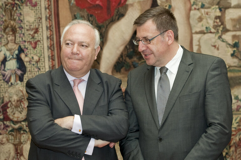 Foto 22: Opening ceremony of the Belgian Presidency of the EU hosted by His Majesty Albert II, King of Belgium Chateau de Laeken - Brussels